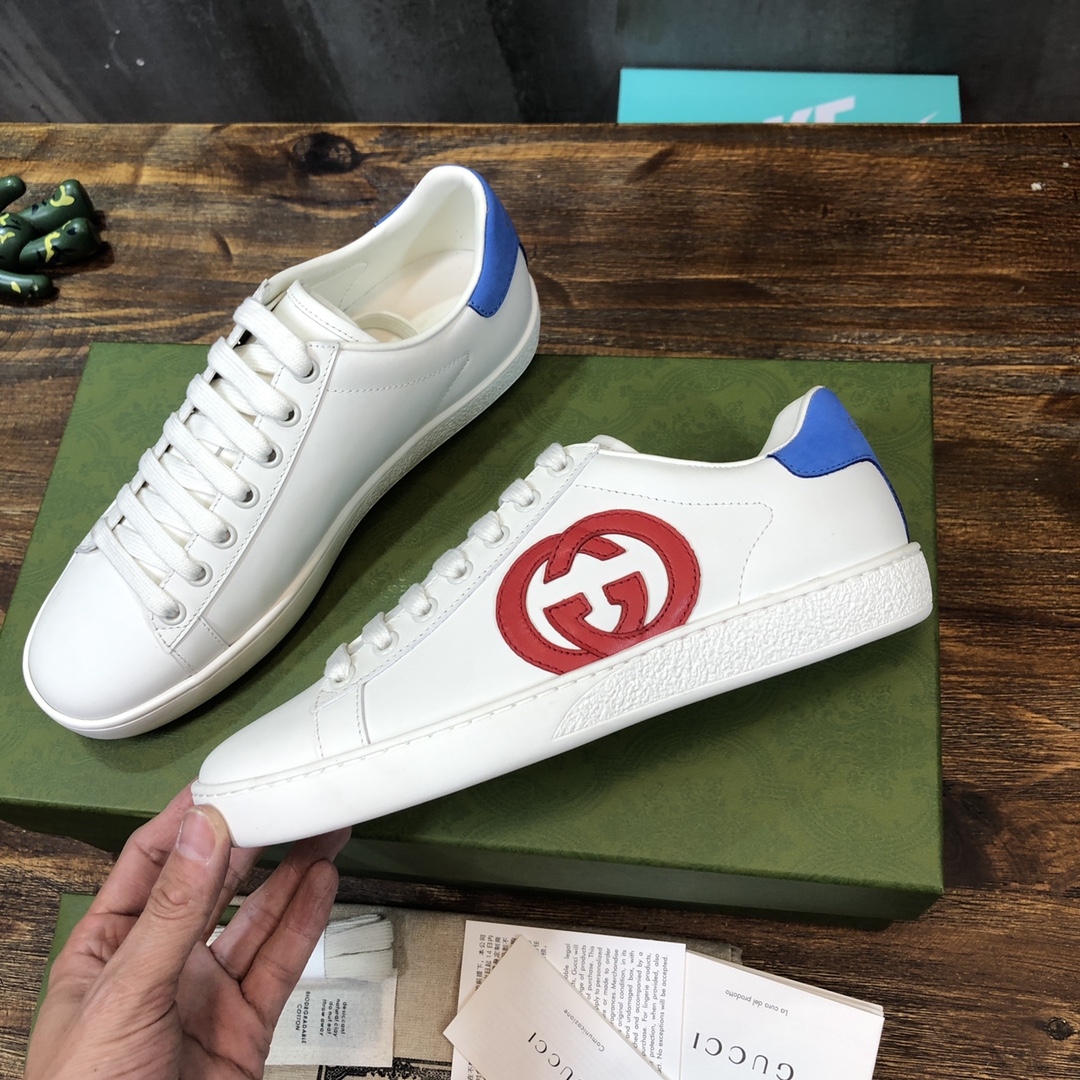 Gucci Ace Interlocking G Red - vstockx