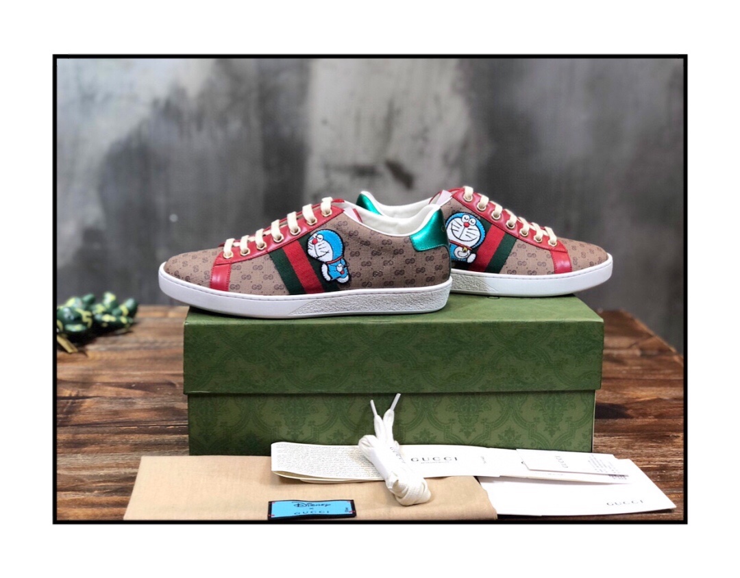 Gucci x Doraemon Ace Monogram - vstockx