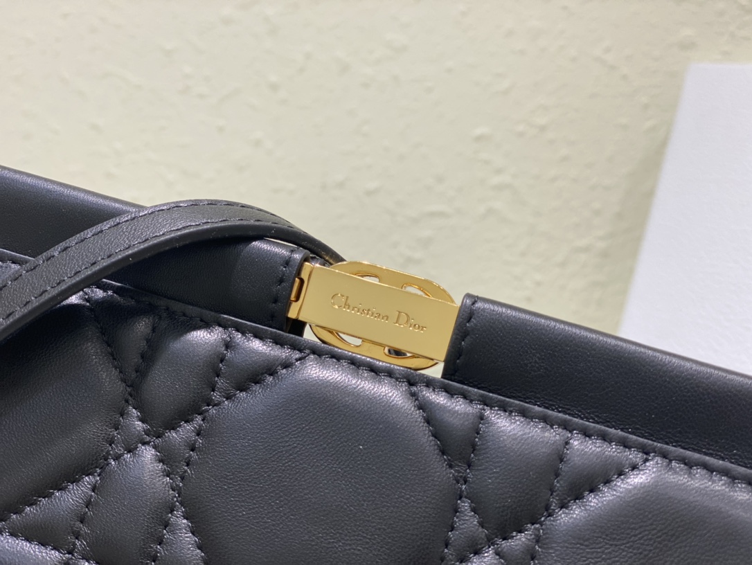 Handbags Dior Caro Colle Noire 5166 size:27.5 x 14 x 4.5 cm - vstockx