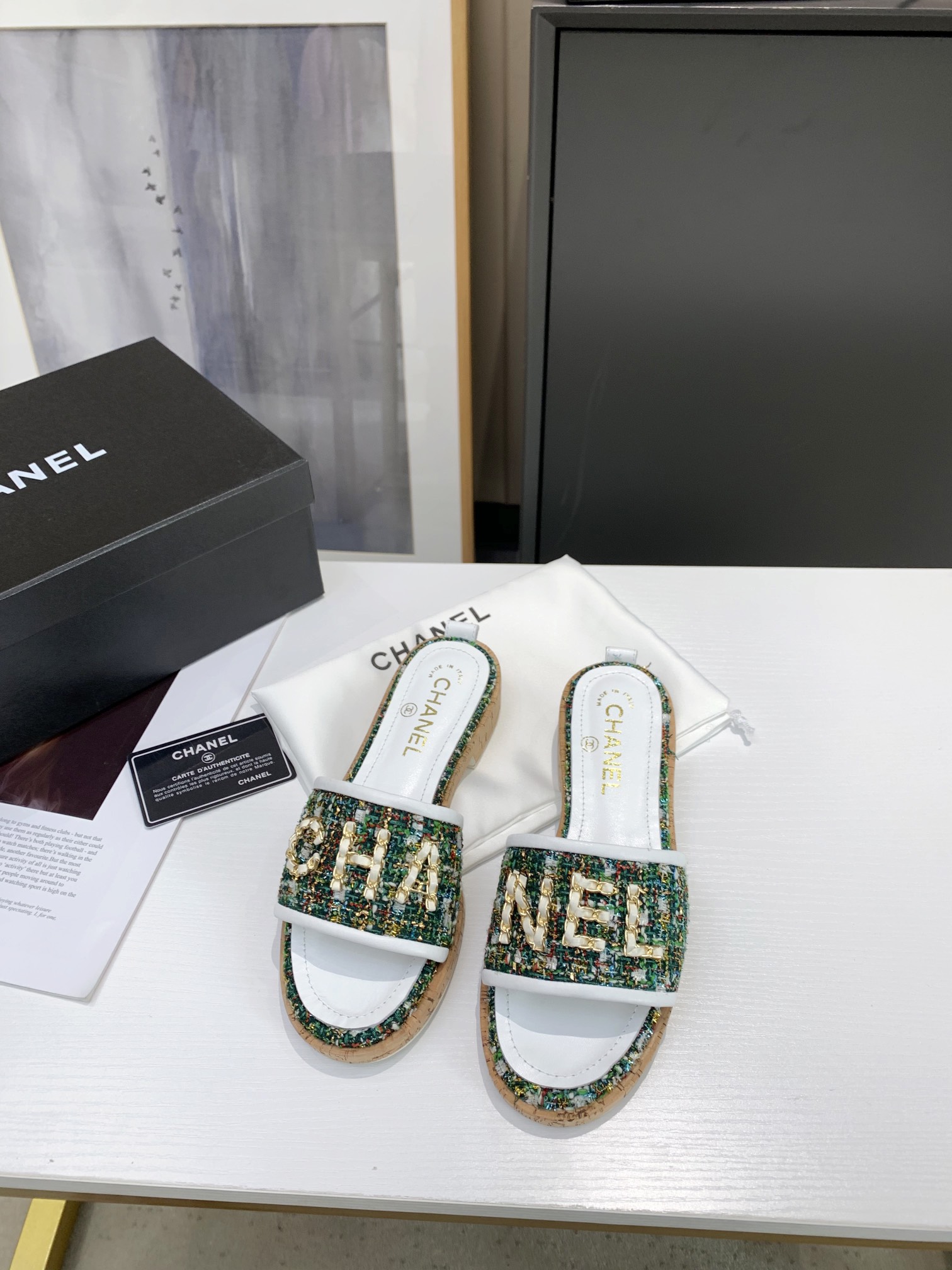 Chanel Slides 23 - vstockx