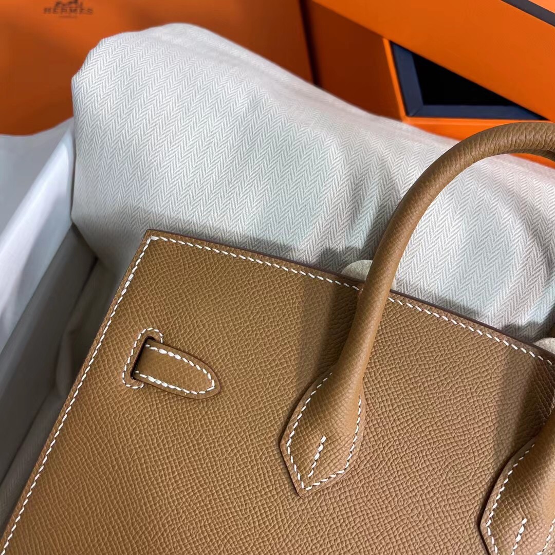 Handbags Hermes Birkin Sellier size:25 cm - vstockx