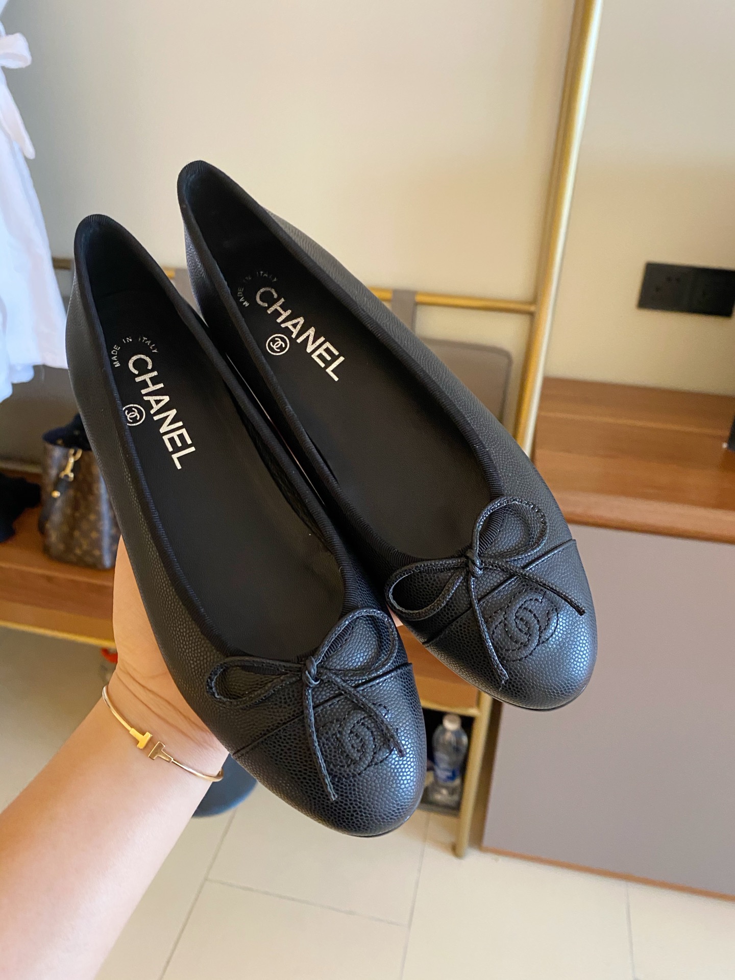 Chanel Ballerinas Fabric & Grosgrain 11 - vstockx