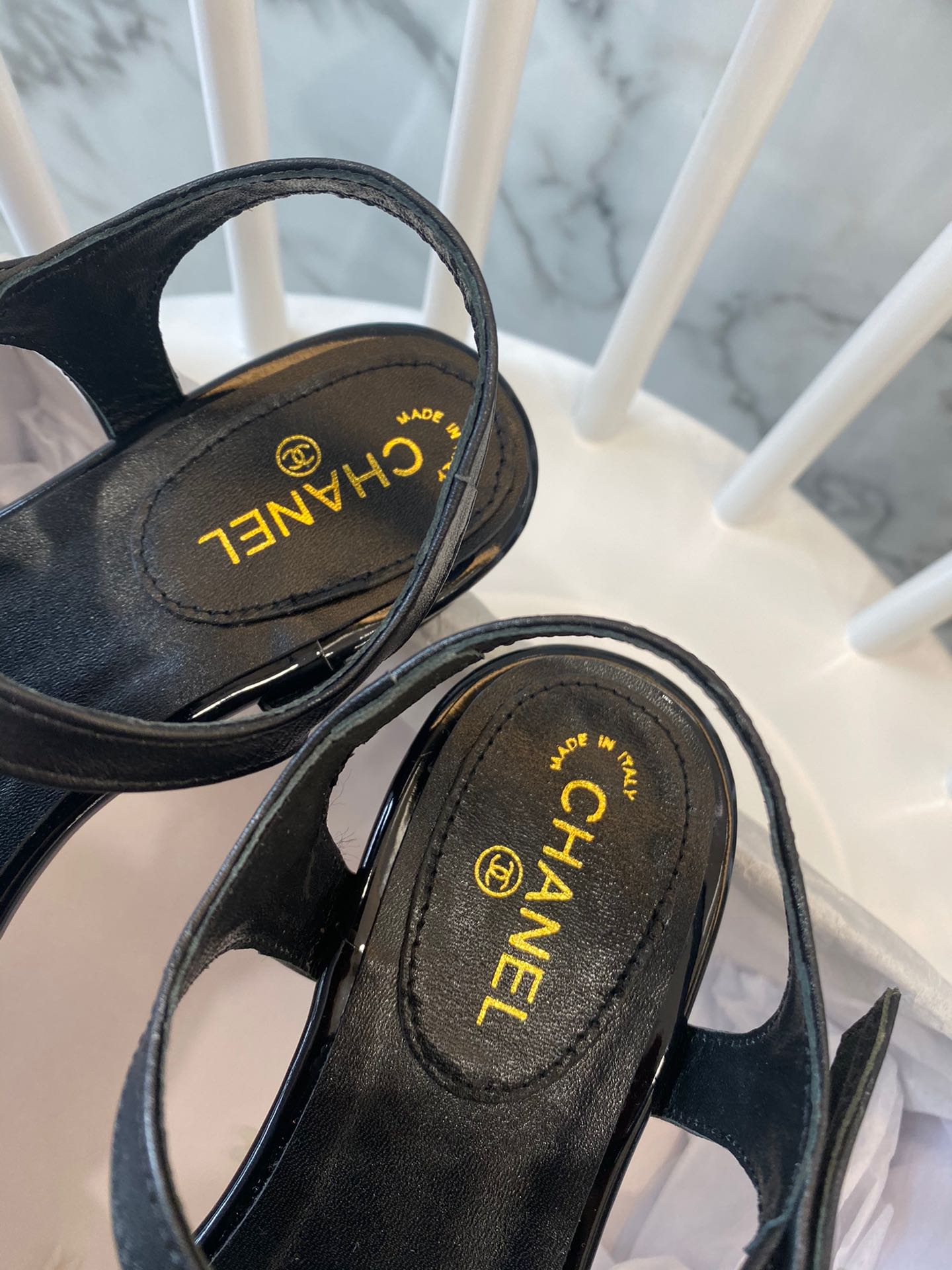 Chanel Slides 34 - vstockx