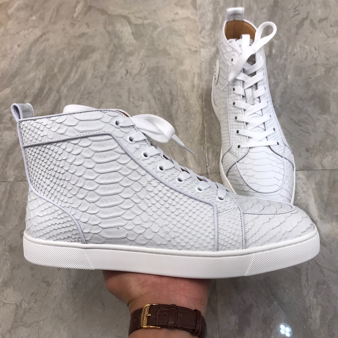 Christian Louboutin Louis Junior Spikes Orlato Flat Sneakers 24 - vstockx