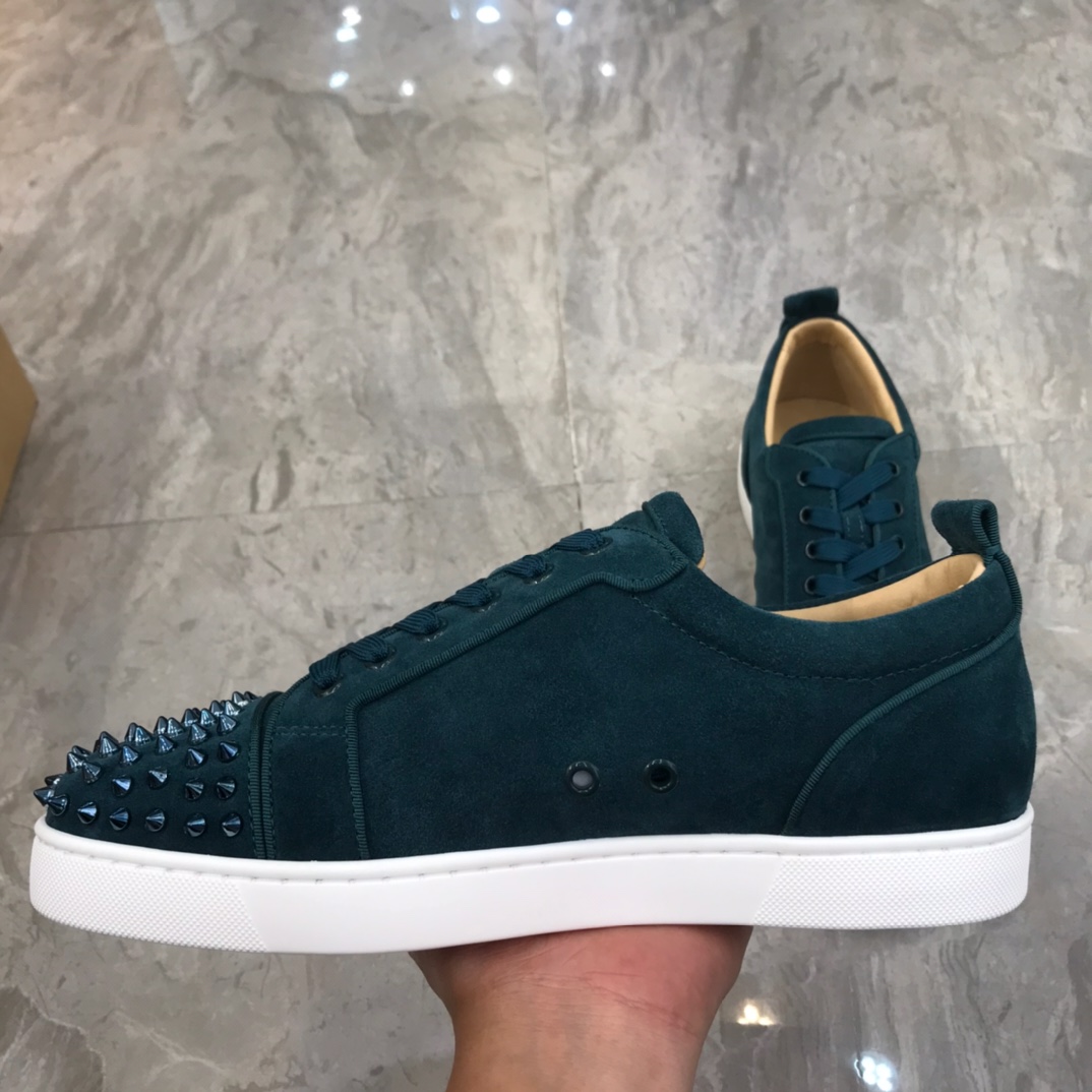 Christian Louboutin Louis Junior Spikes Orlato Flat Sneakers 54 - vstockx