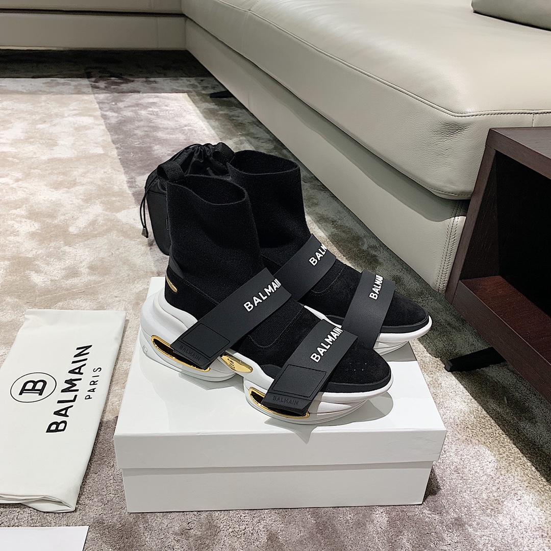 Balmain B-Bold trainers 30 - vstockx