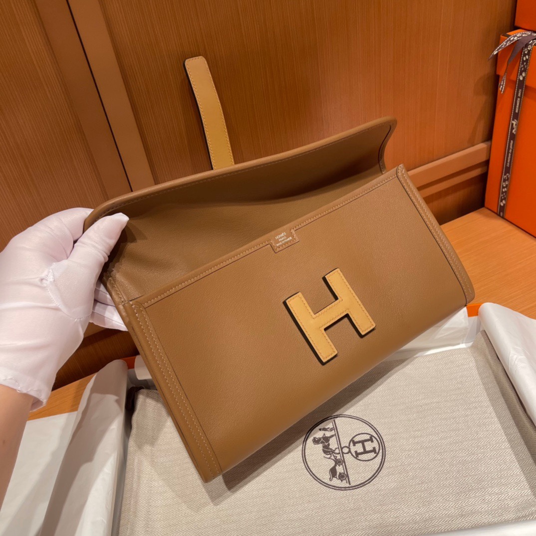 Handbags Hermes Jige Elan 29 Clutch size:18 cm - vstockx