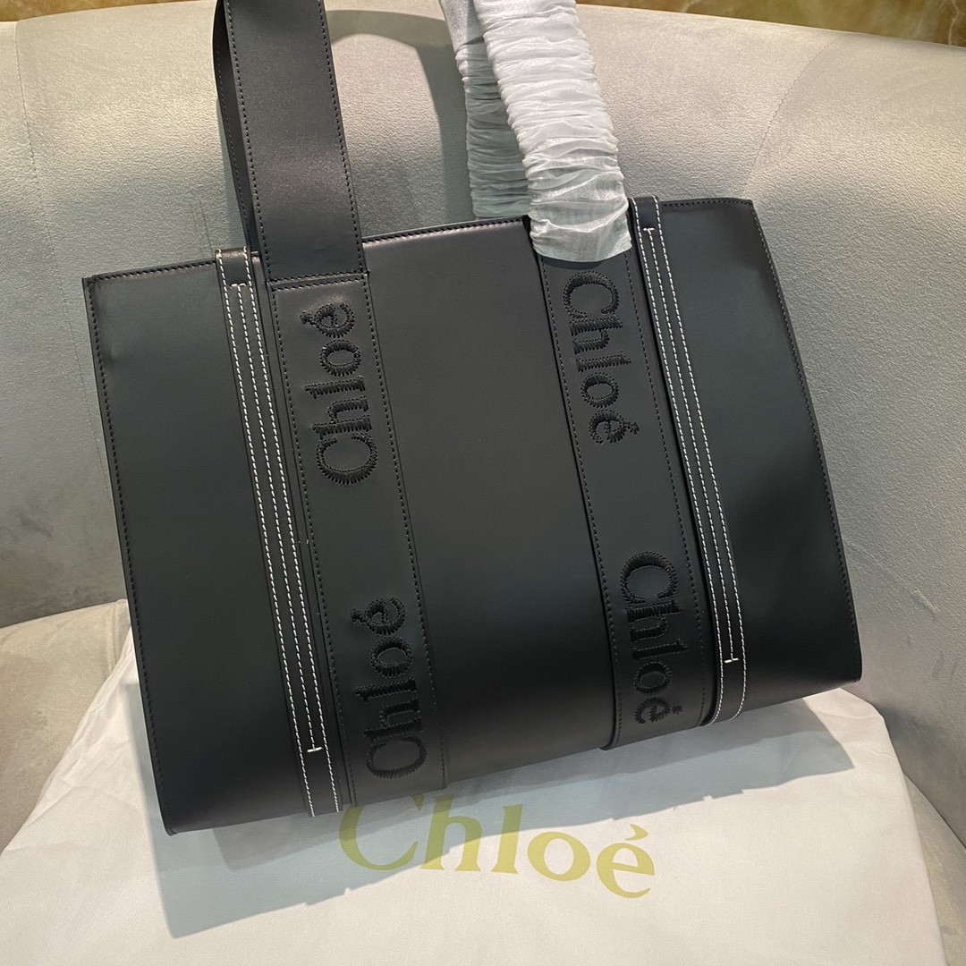 Handbags Chloe Woody Tote 6066 size:37  26  12 cm - vstockx