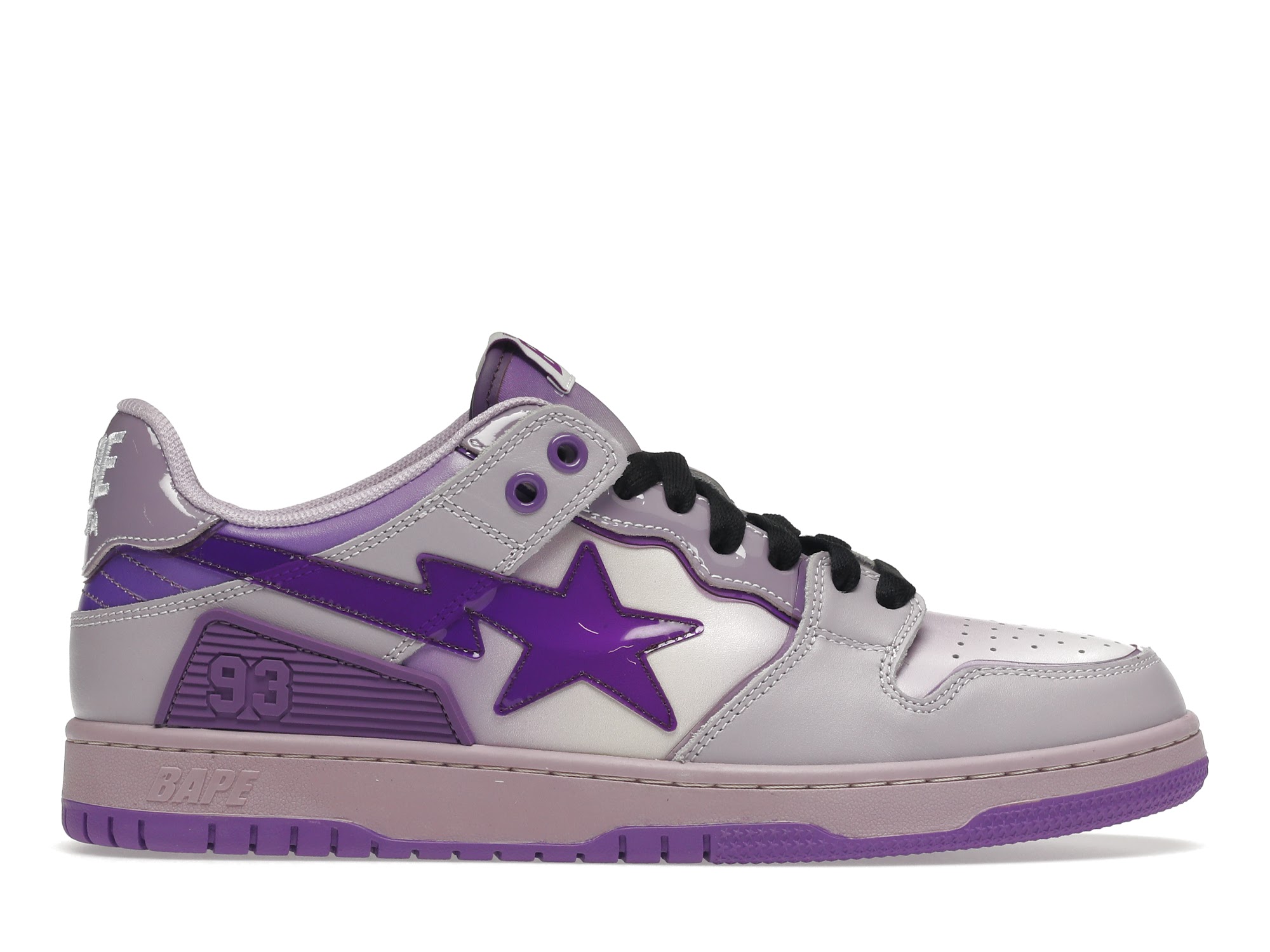 A Bathing Ape Bape SK8 Sta Purple - vstockx