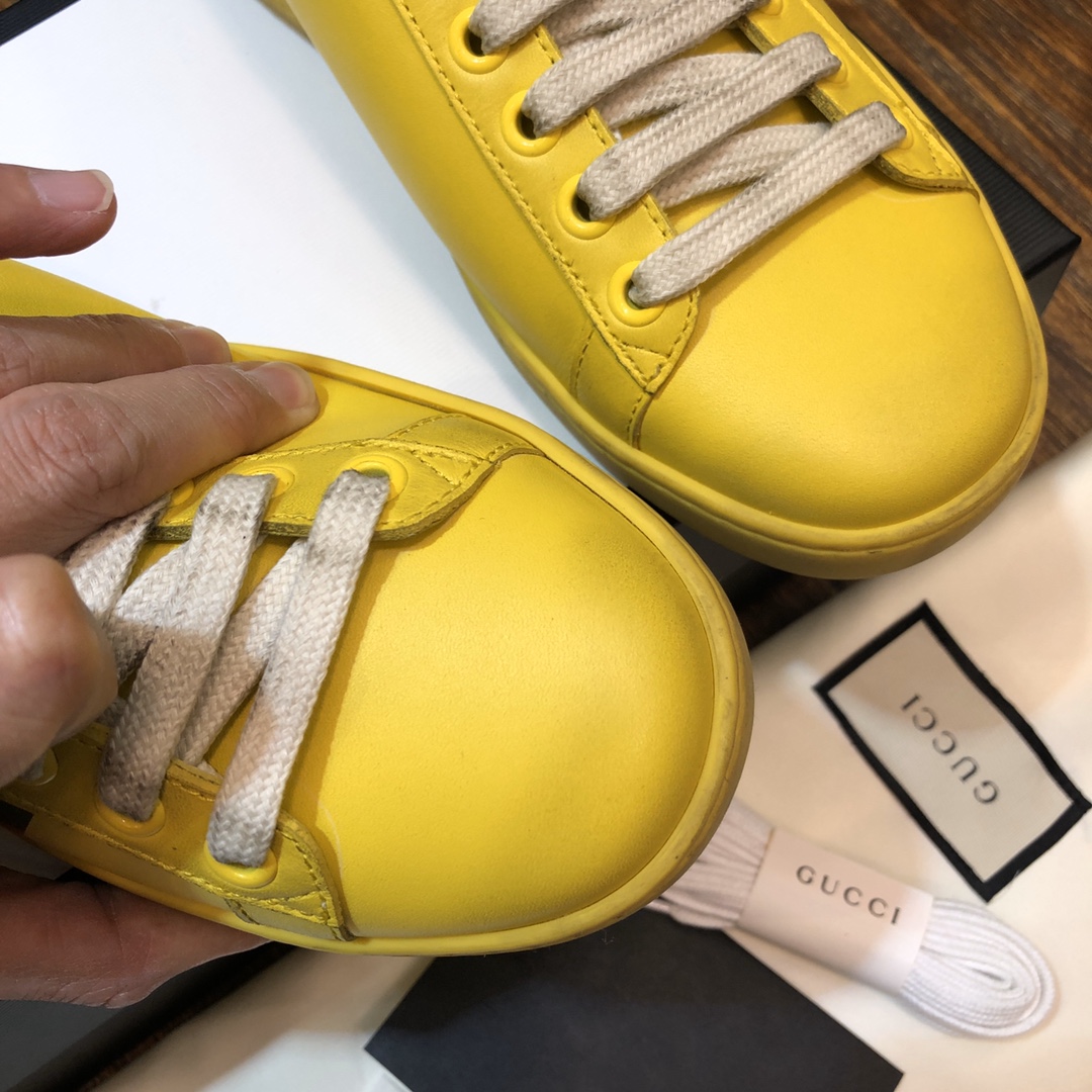 Gucci Ace Blade Yellow - vstockx