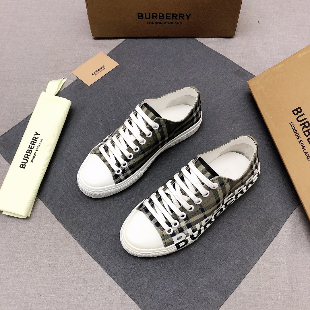 Burberry Perforated Check Sneaker 12 - vstockx