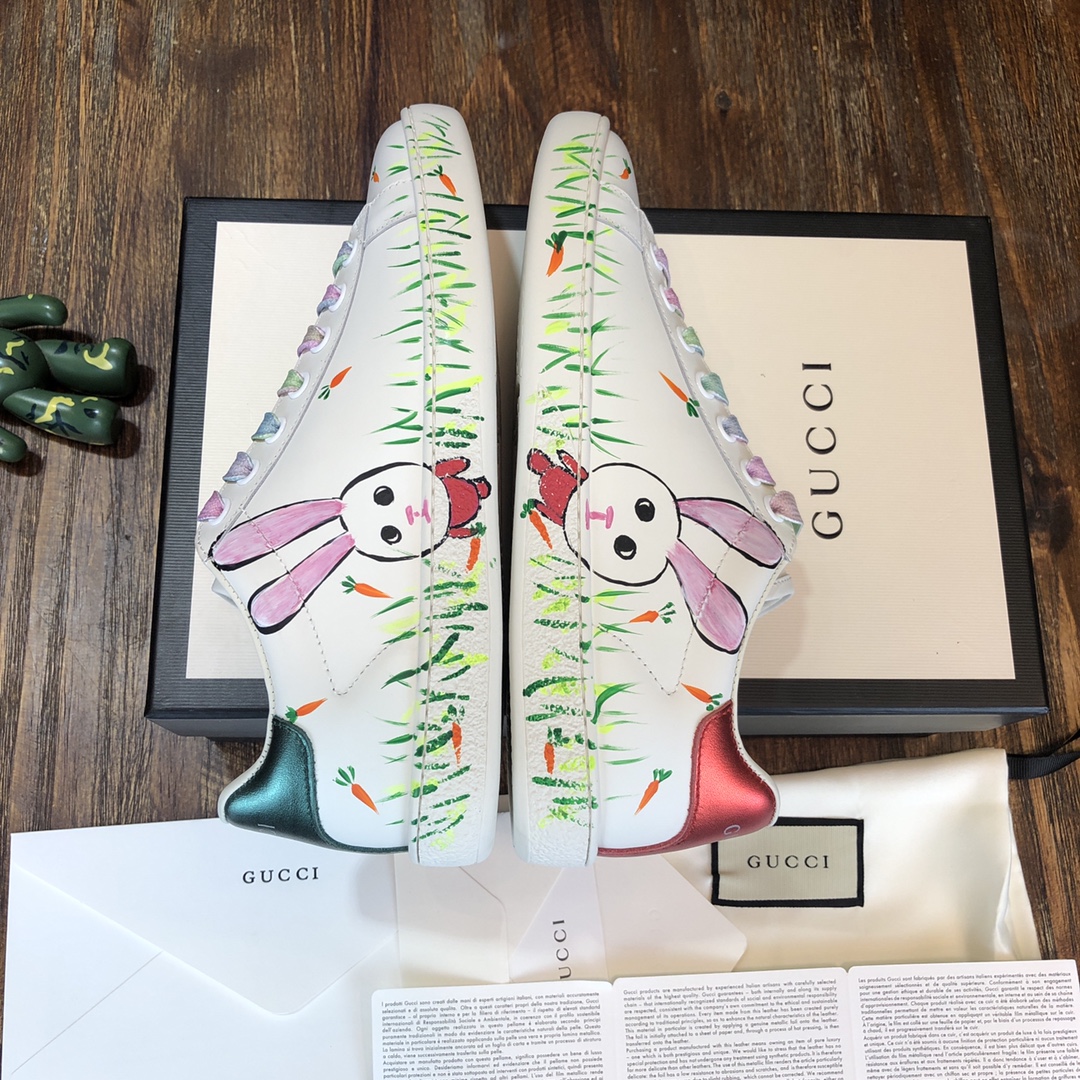 Gucci Ace embroidered sneaker 44 - vstockx
