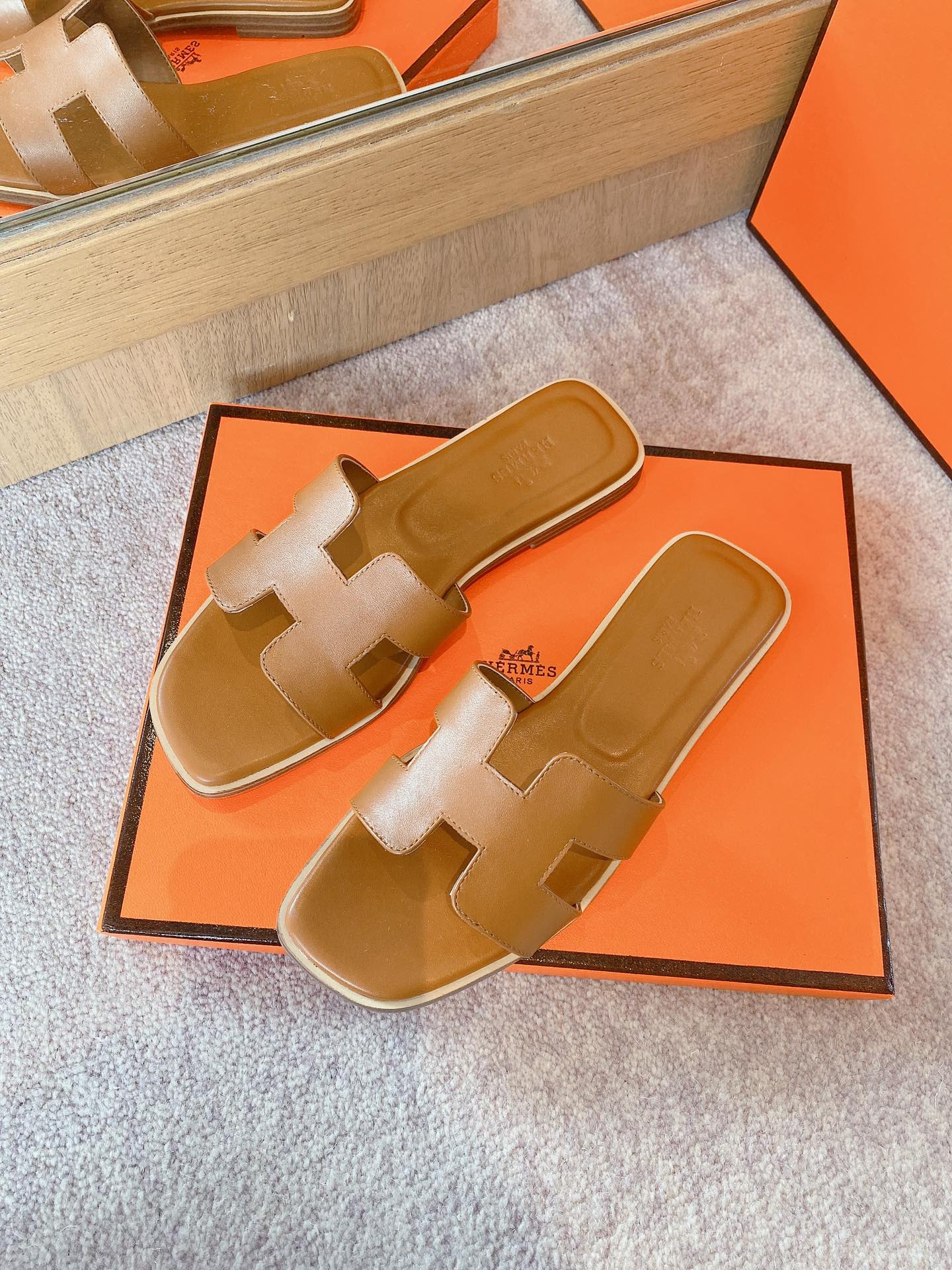 Hermes Sandals 80 - vstockx
