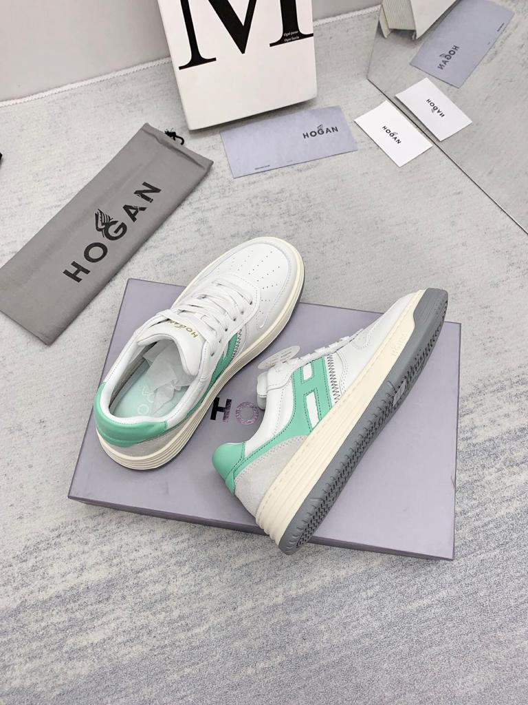 Hogan H630 Green White Grey - vstockx