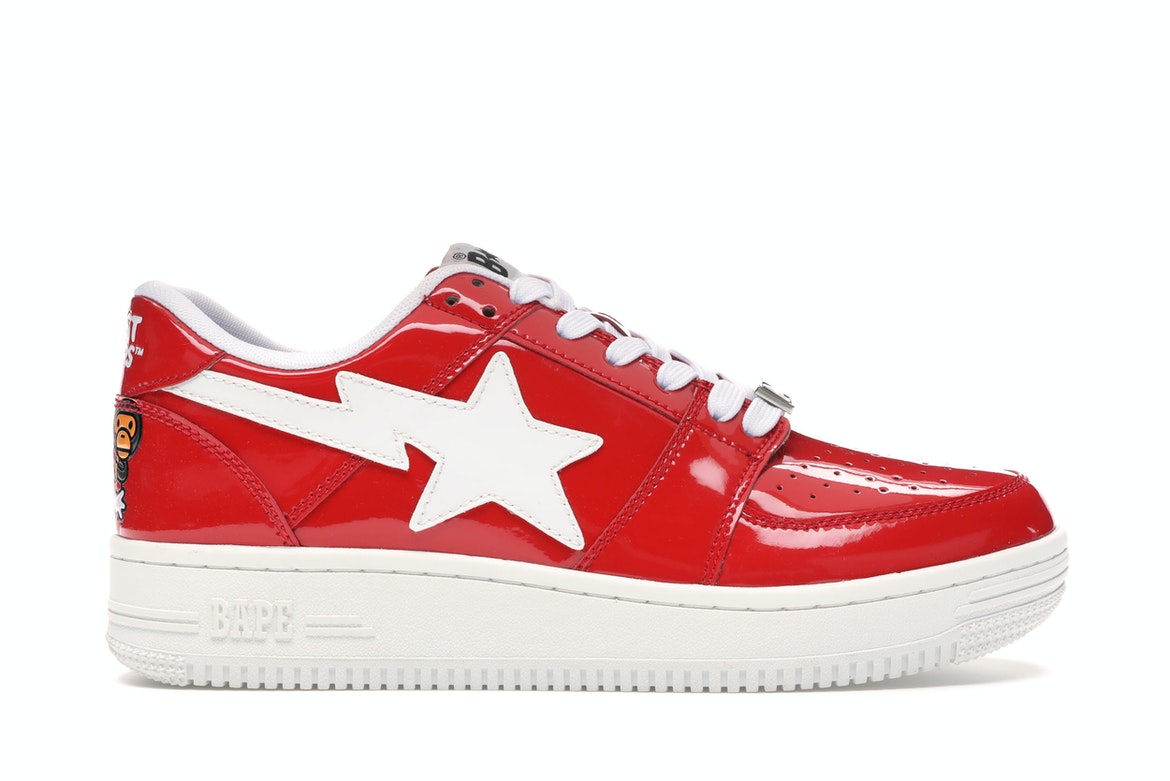 A Bathing Ape Bape Sta Low Ghostbusters Red (2019) - vstockx