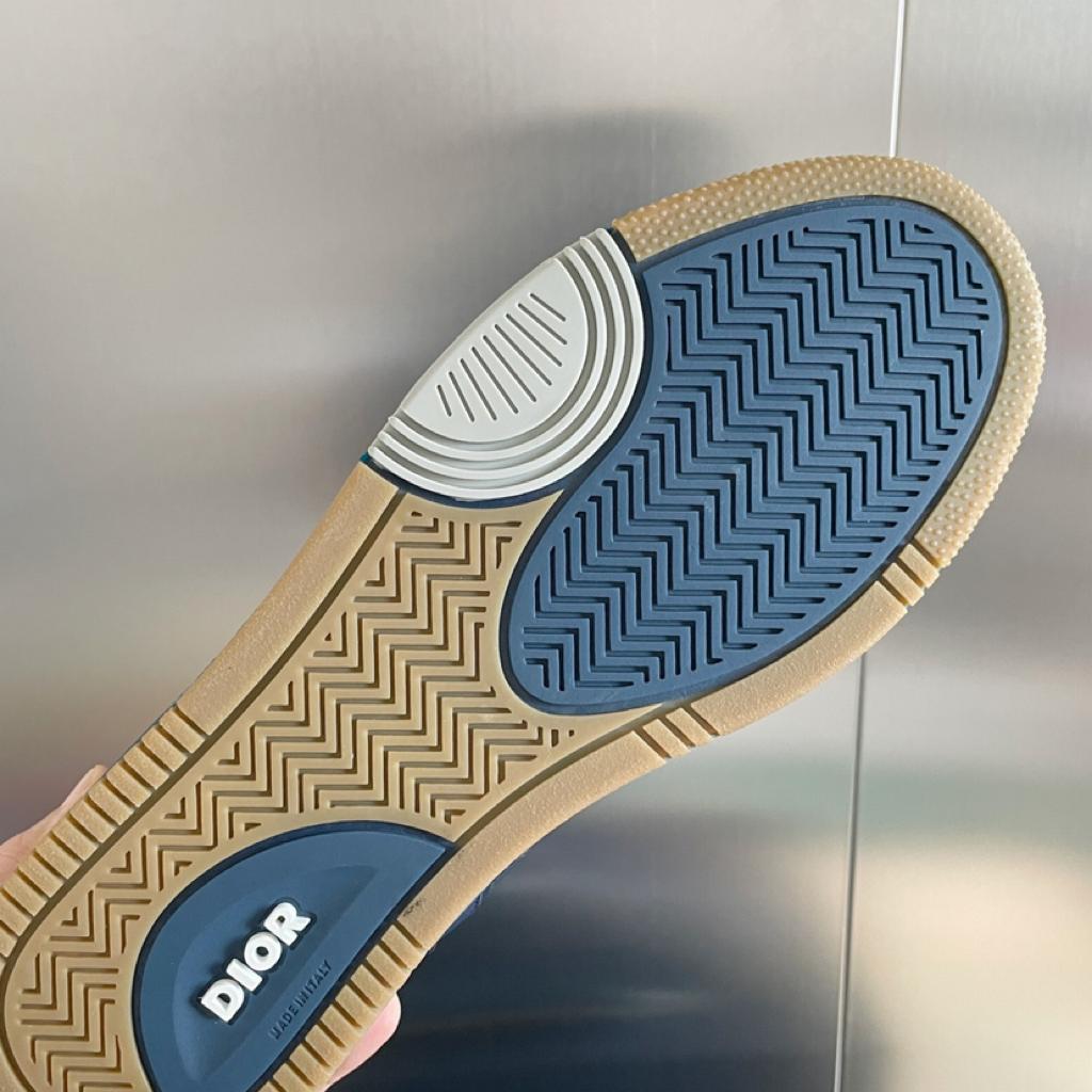 Dior B27 Low World Tour Navy - vstockx