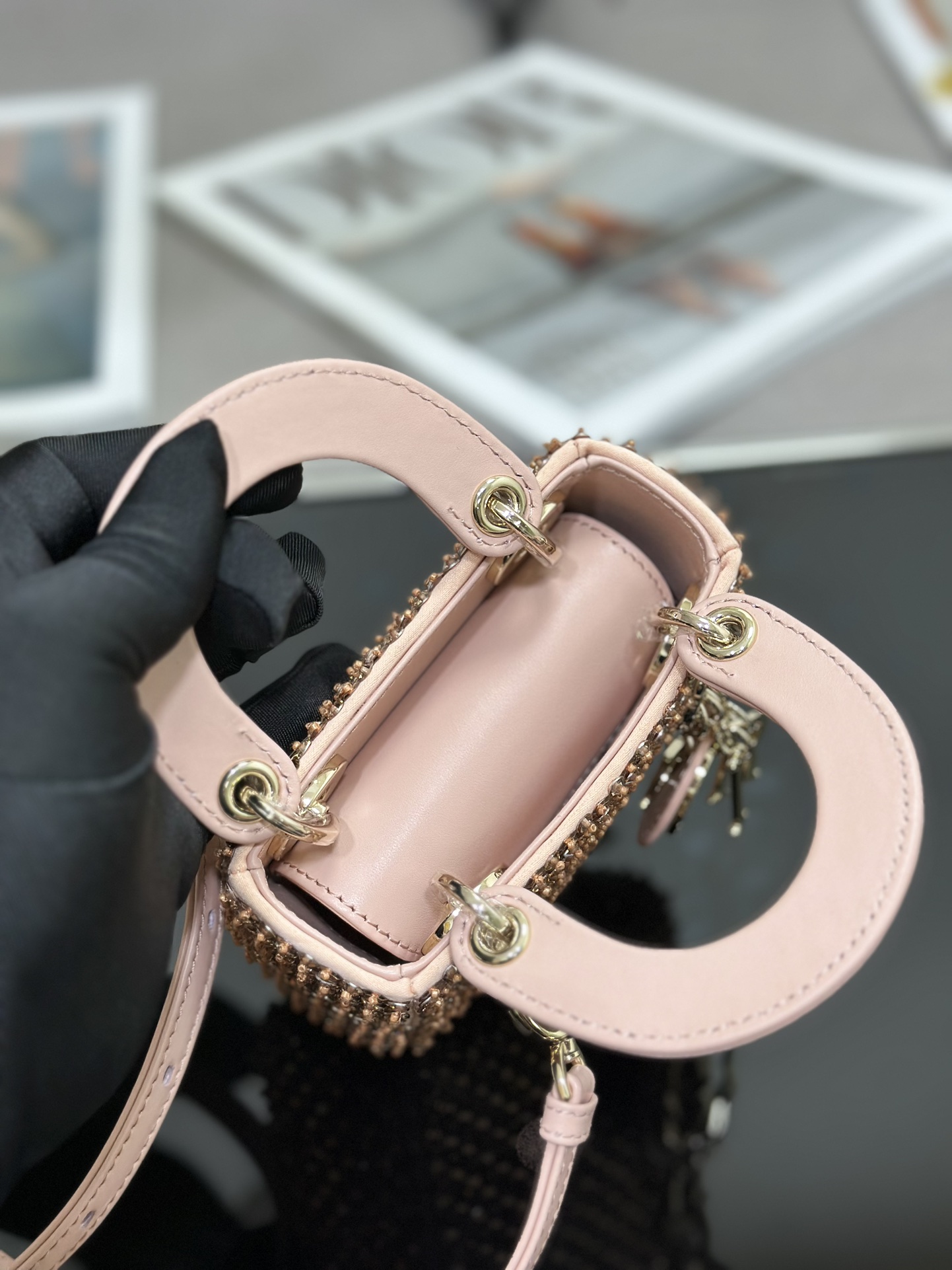 Handbags Lady Dior S0586 size:12*10.5*5 cm - vstockx