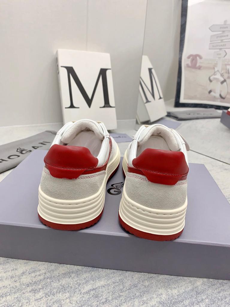 Hogan H630 White Red Grey - vstockx