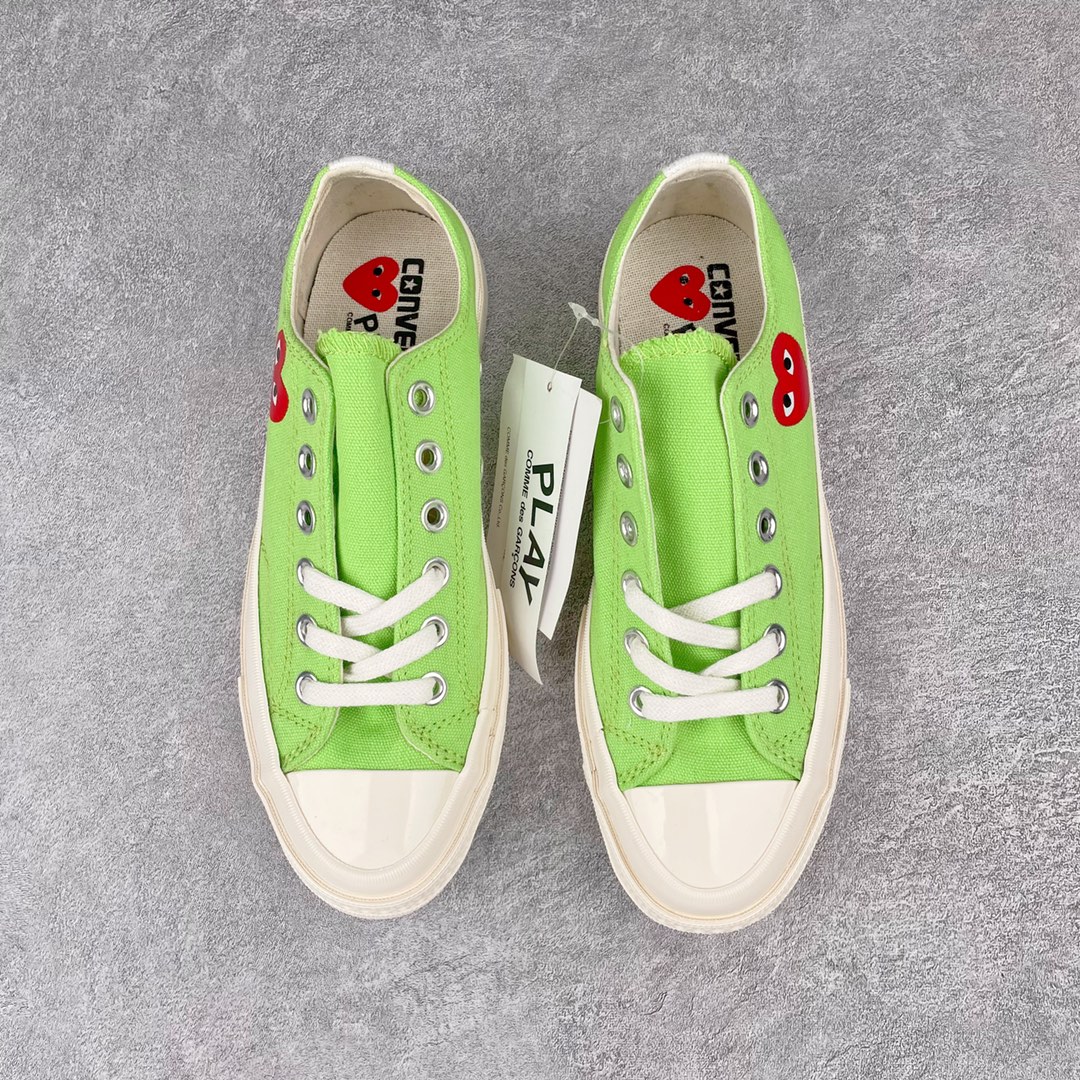 Converse Chuck Taylor All-Star 70s Ox Comme des Garcons Play Bright Green - vstockx