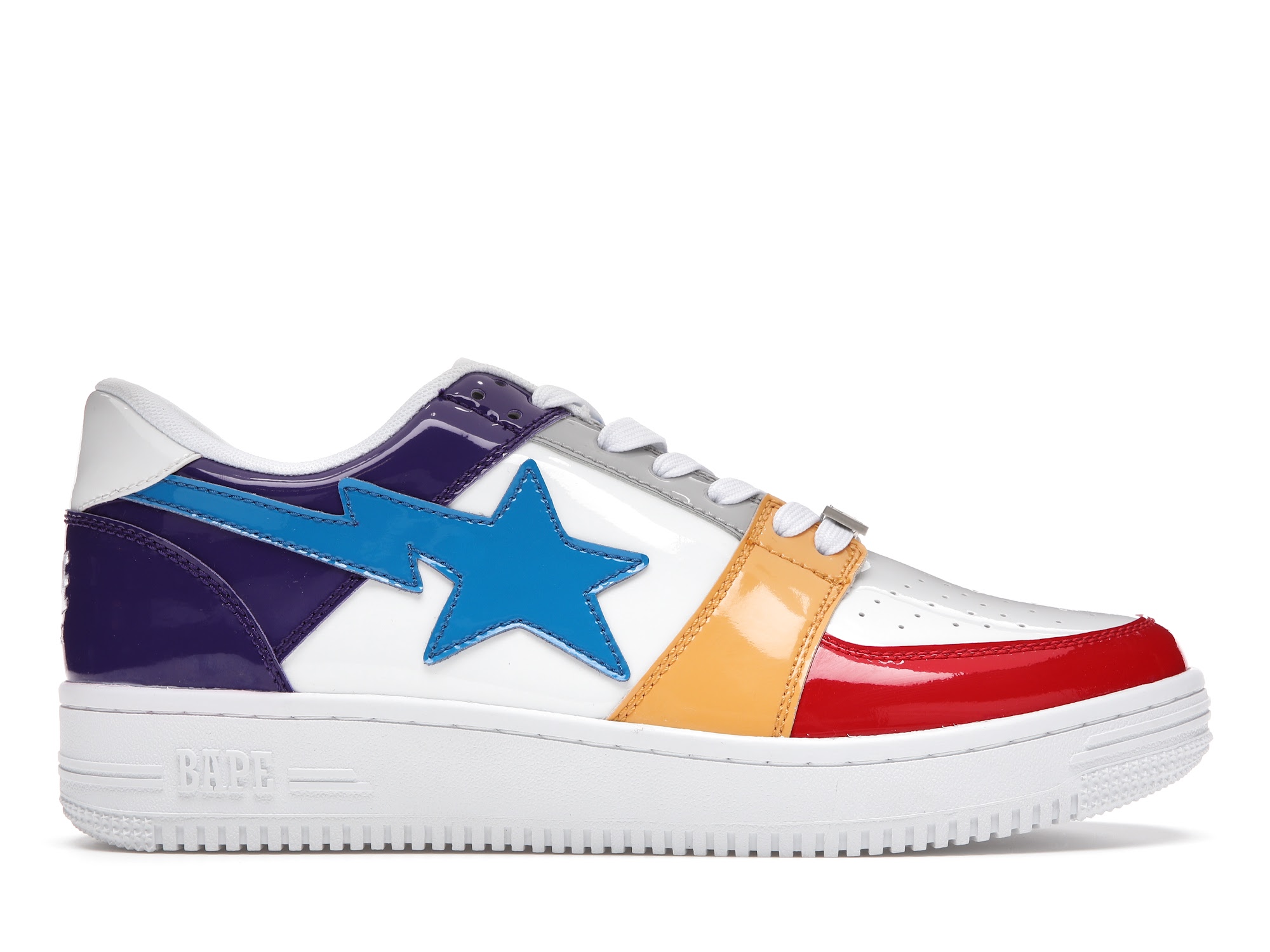 A Bathing Ape Bape Sta Low Crazy White - vstockx