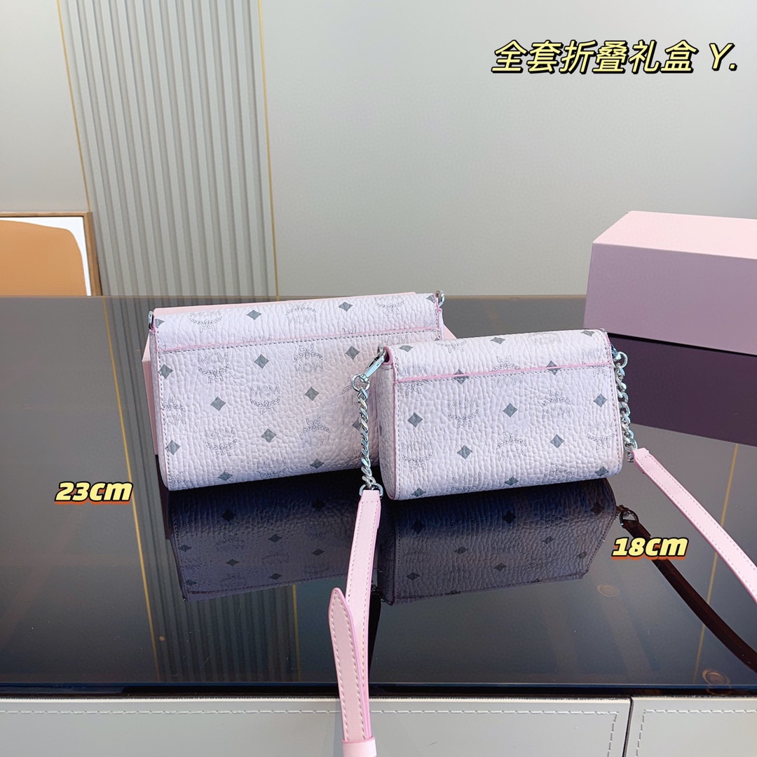 Handbags MCM mom size:23*5*14 cm - vstockx