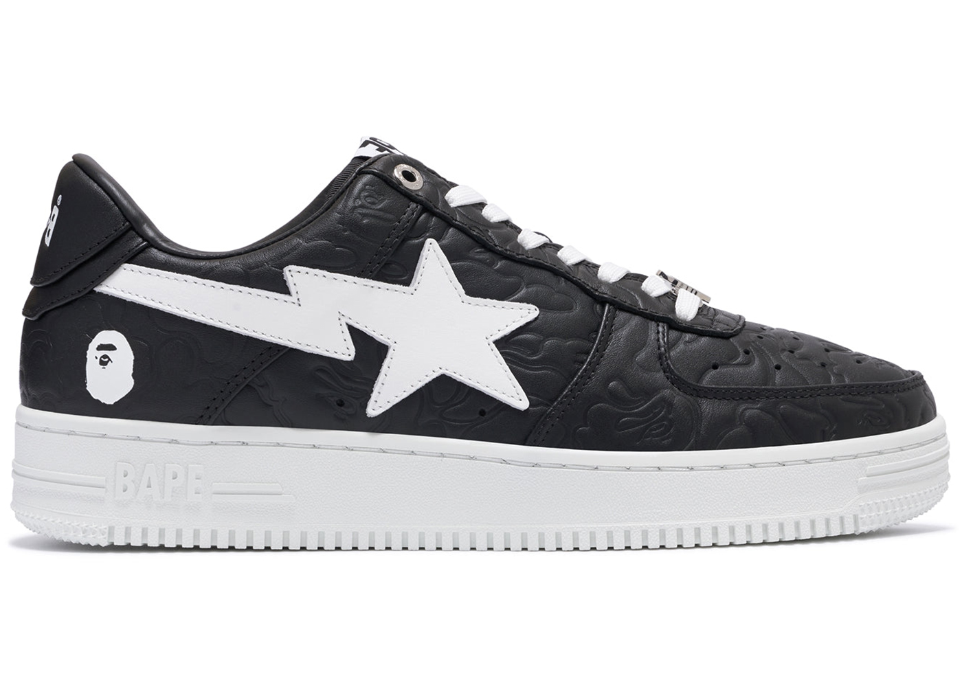 A Bathing Ape Bape Sta Low #3 Line Camo Black - vstockx