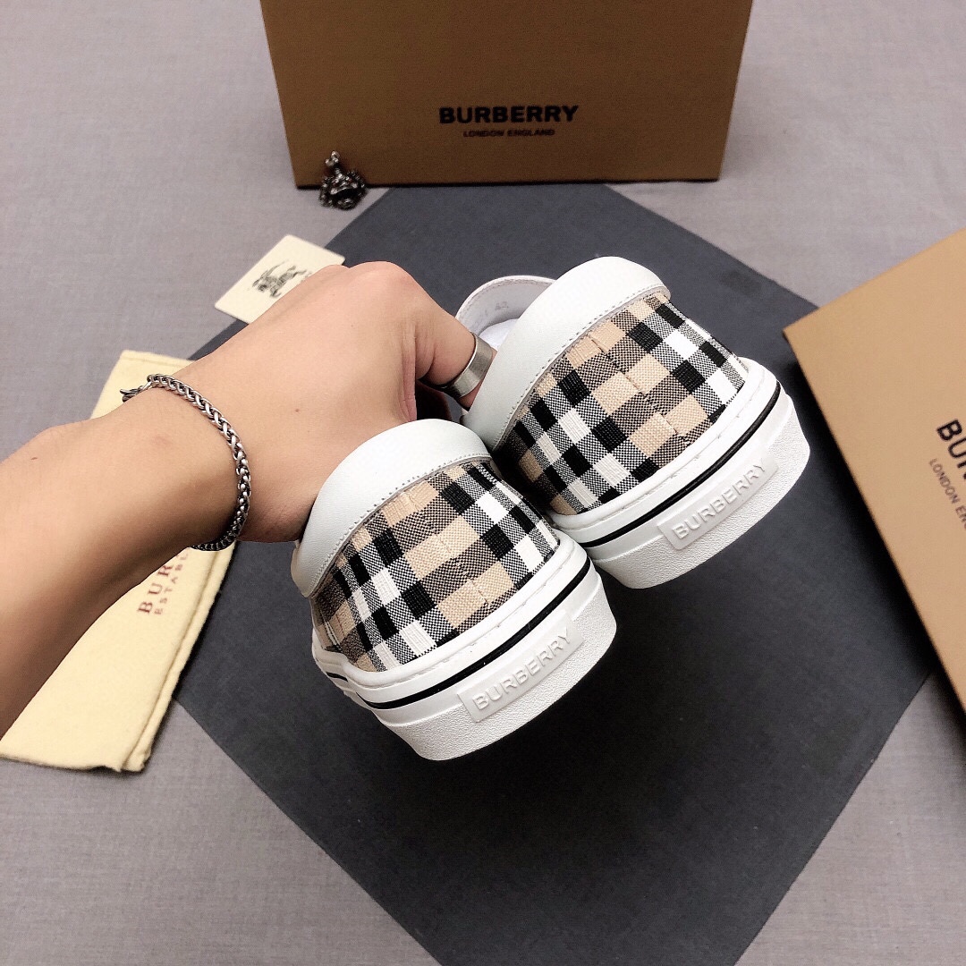 Burberry Perforated Check Sneaker 8 - vstockx