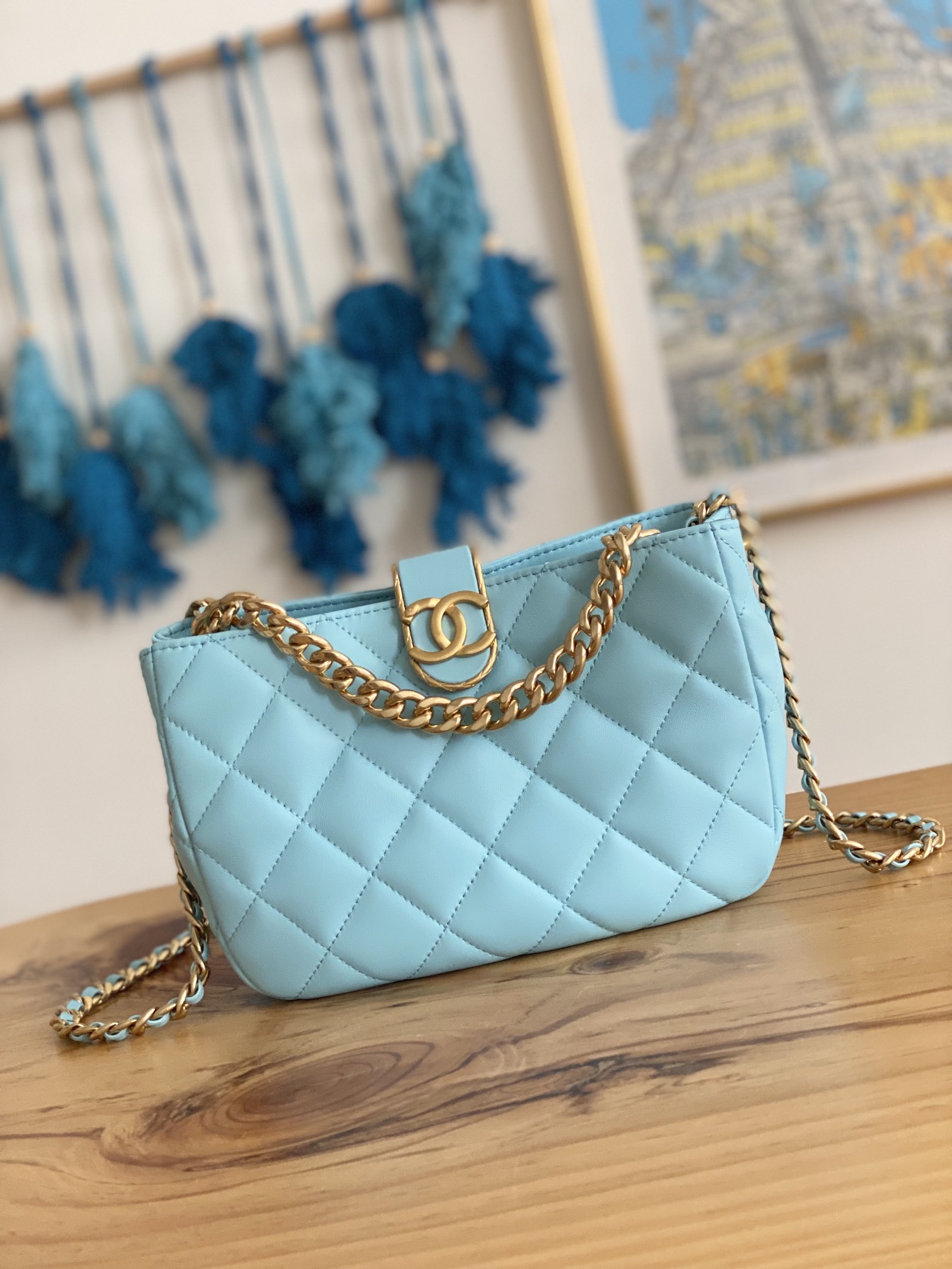 Handbag Chanel 3476 size 17*23*7* cm - vstockx