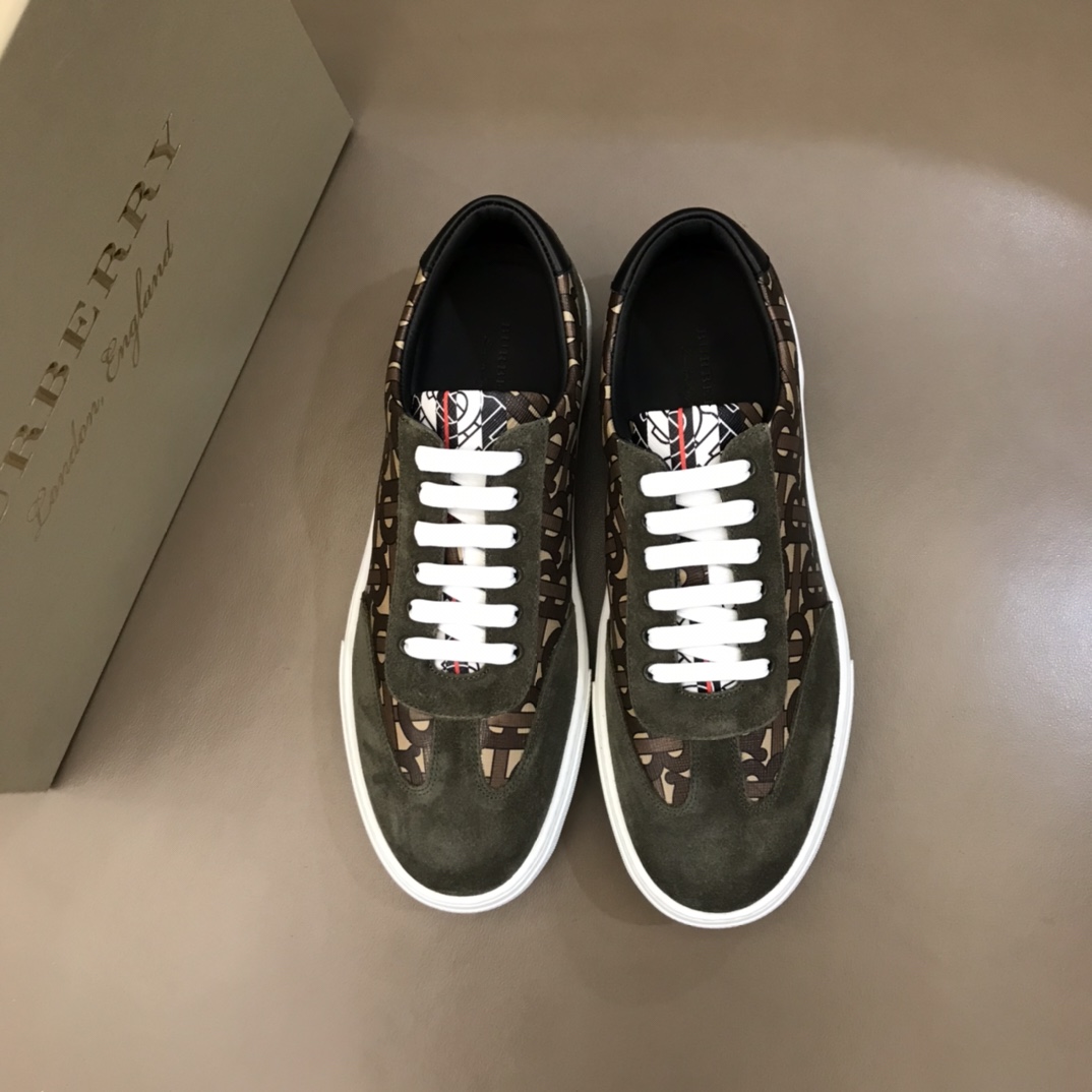 Burberry Perforated Check Sneaker 52 - vstockx