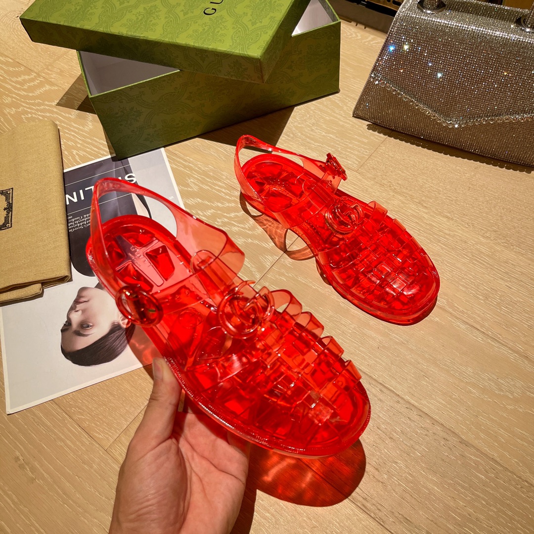 Gucci Women's sandal with Double G Women 11 - vstockx