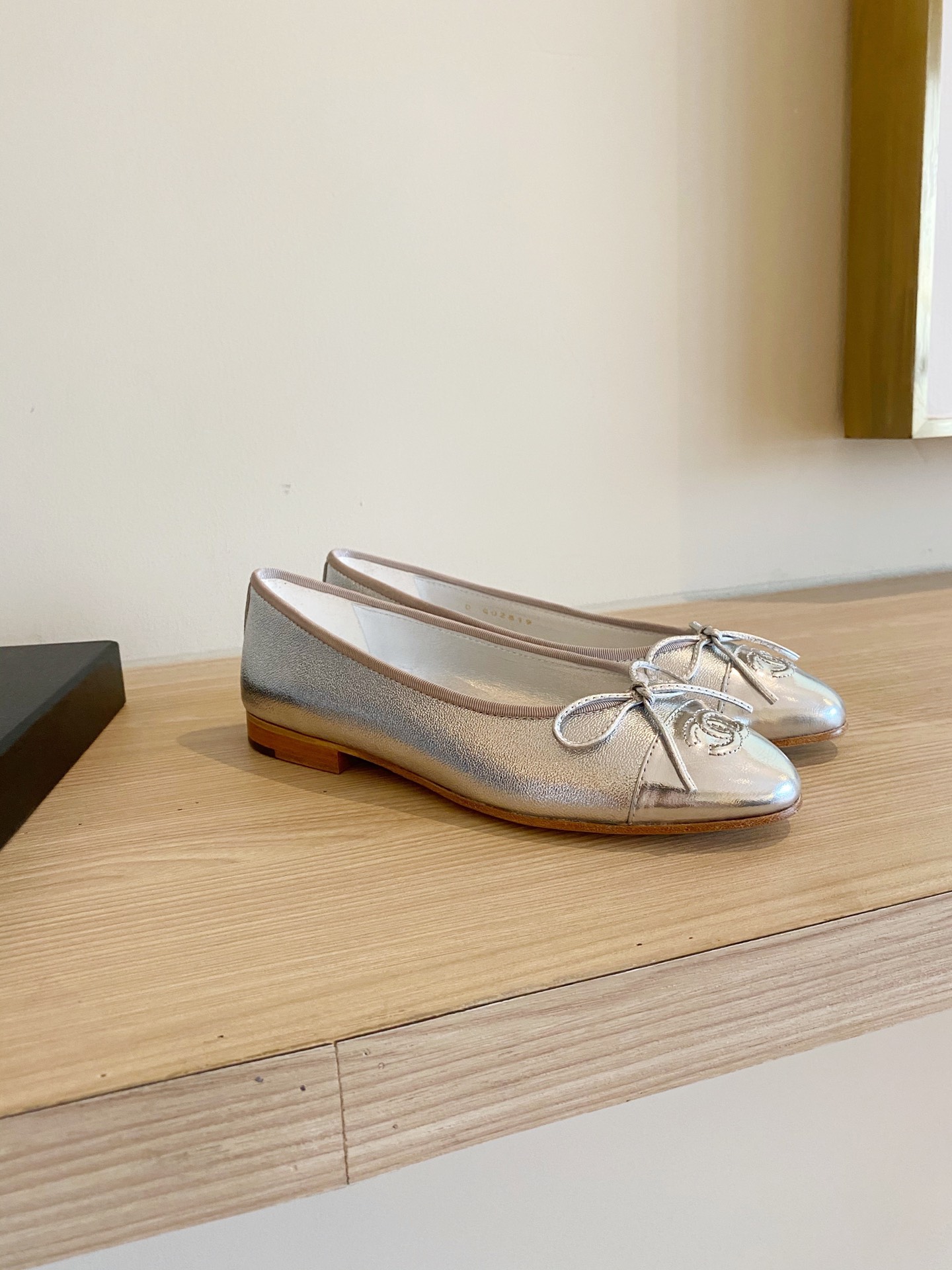 Chanel Ballerinas Fabric & Grosgrain 9 - vstockx