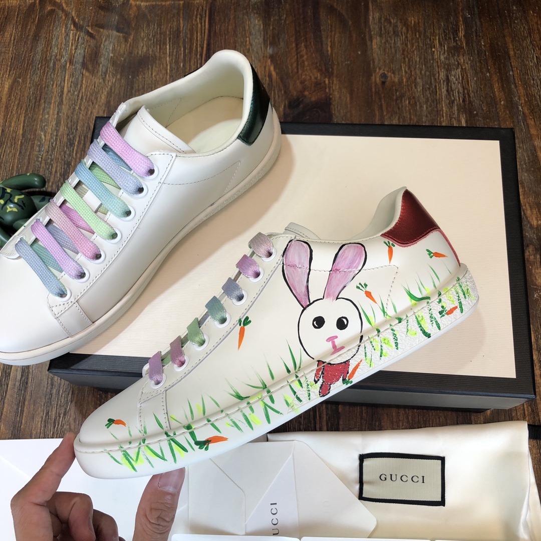 Gucci Ace embroidered sneaker 44 - vstockx