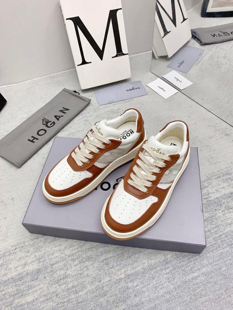 Hogan H630 White Grey Brown - vstockx