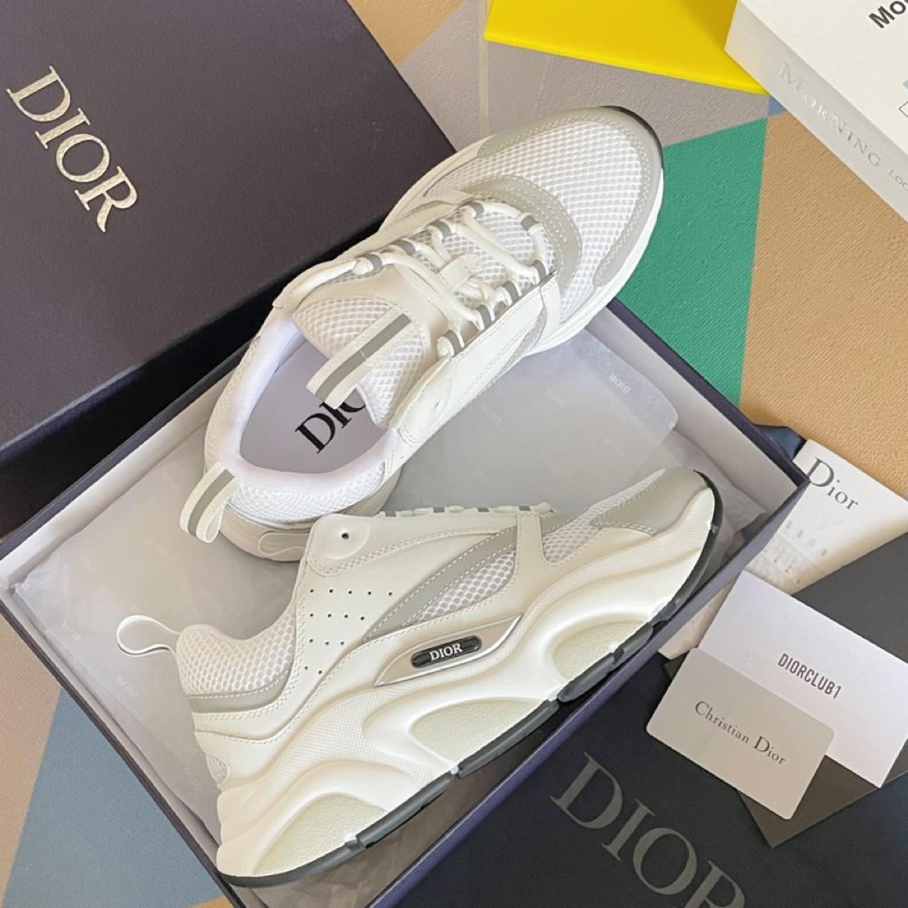 Dior B22 White Silver - vstockx