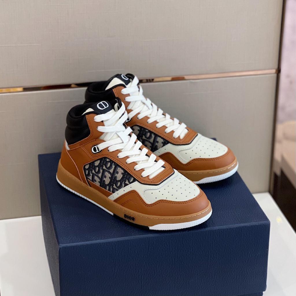 Dior B27 High Coffee Cream Black - vstockx