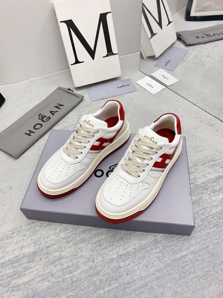 Hogan H630 White Red Grey - vstockx