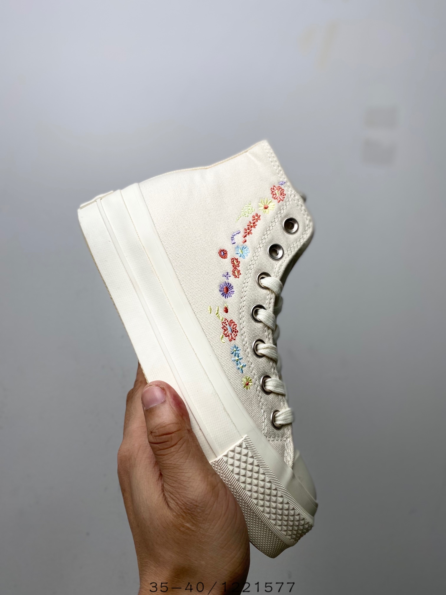 Converse Chuck Taylor All-Star Lift Hi Things To Grow Egret - vstockx