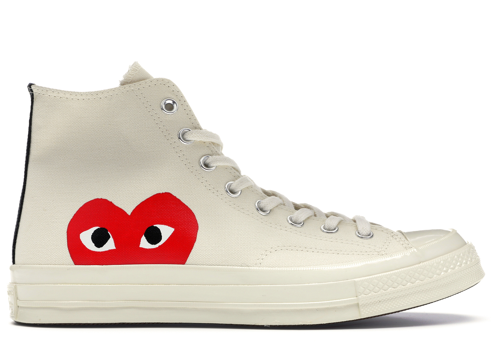 Converse Chuck Taylor All-Star 70s Hi Comme des Garcons PLAY White - vstockx
