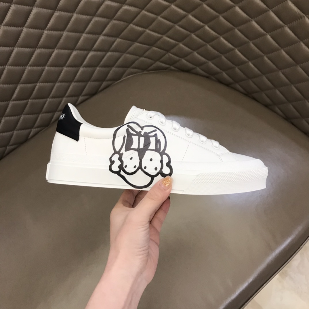 Givenchy Urban Street Logo-print Leather Sneakers 46 - vstockx