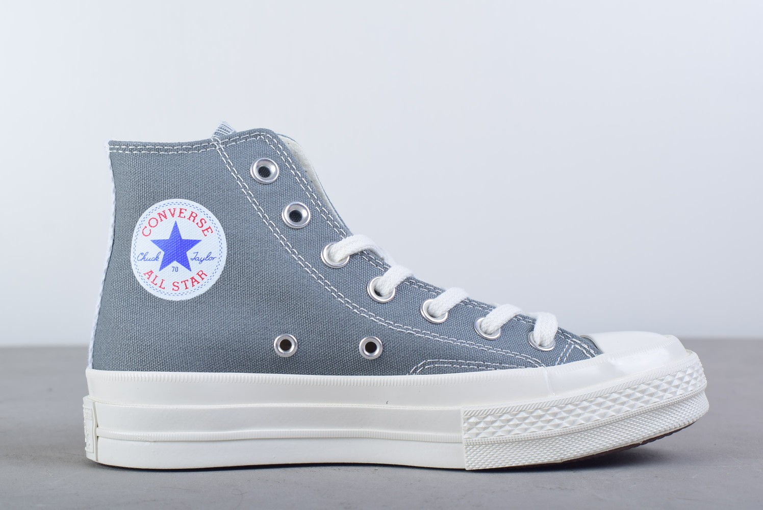 Converse Chuck Taylor All-Star 70s Hi Comme des Garcons PLAY Grey - vstockx