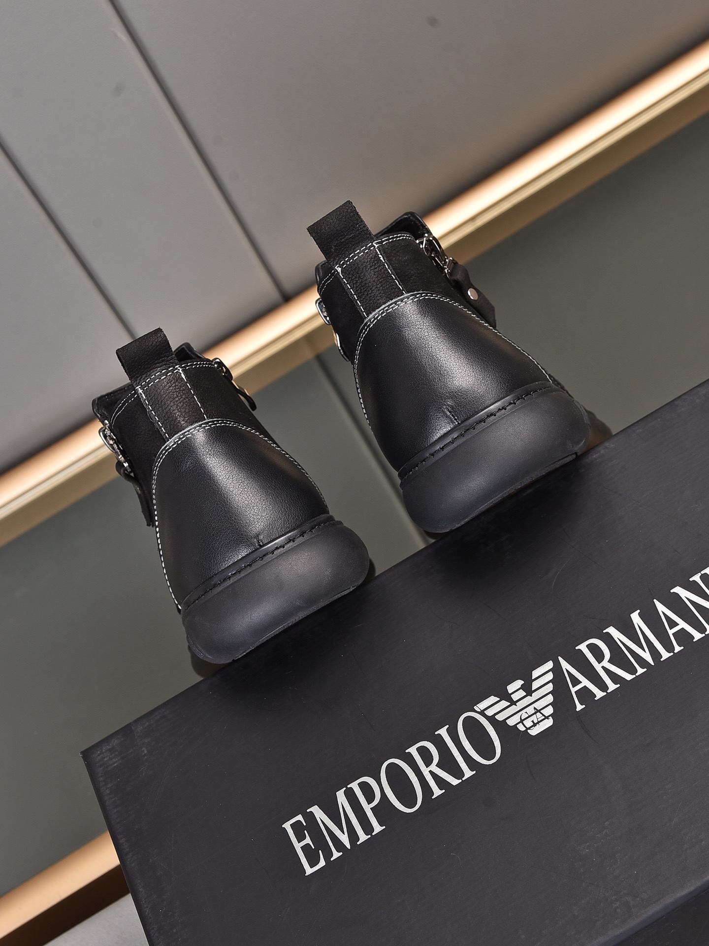 Armani High Top Sneaker 3 - vstockx