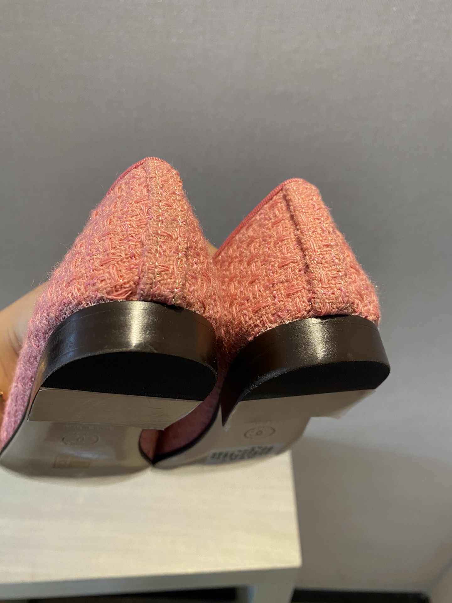 Chanel Ballerinas Fabric & Grosgrain 36 - vstockx