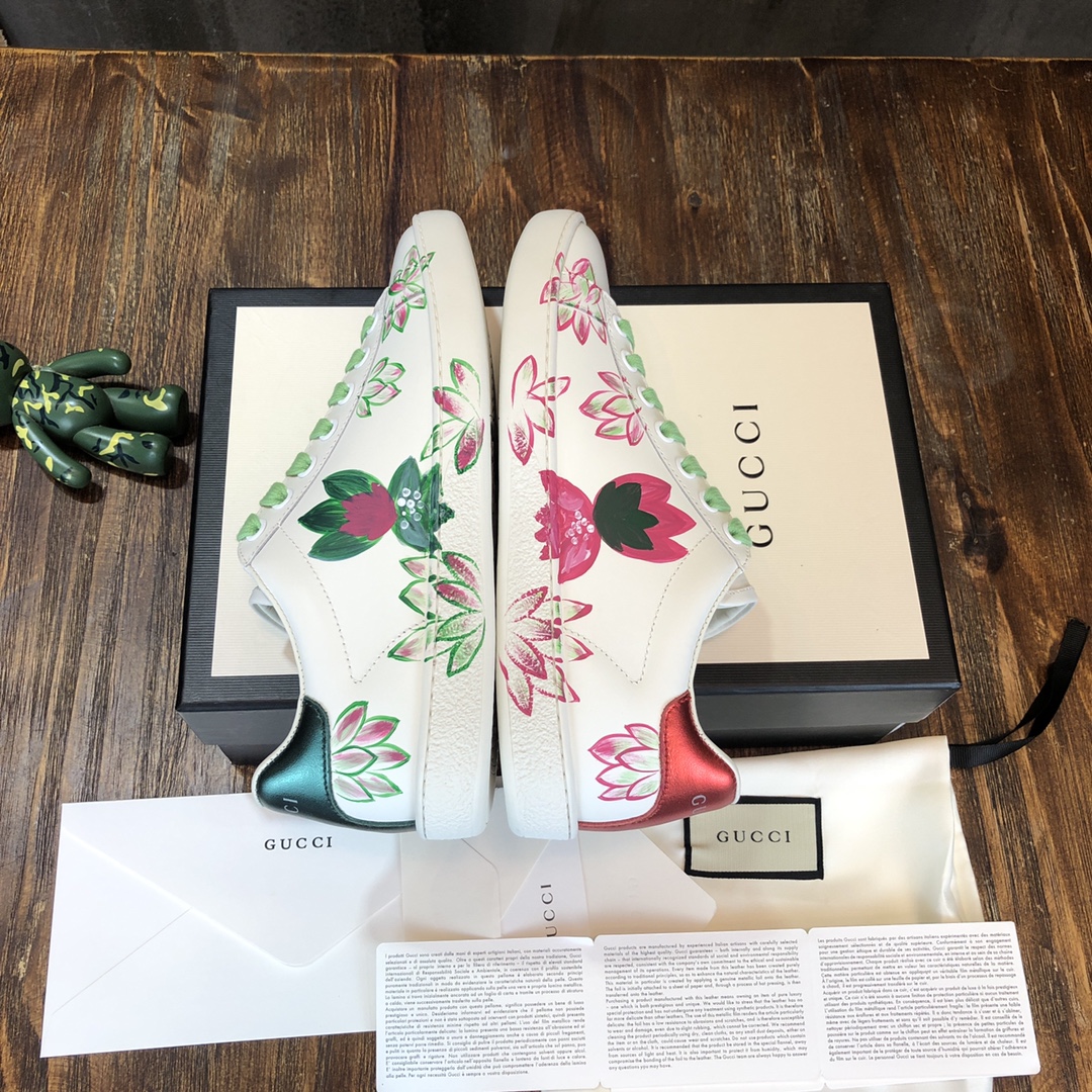 Gucci Ace embroidered sneaker 45 - vstockx