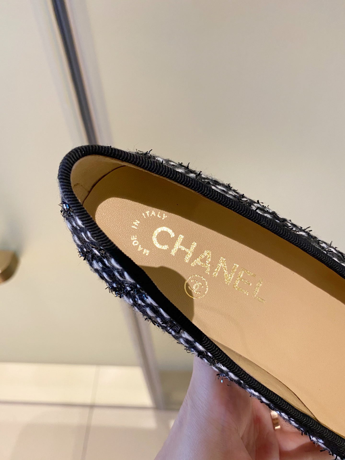 Chanel Ballerinas Fabric & Grosgrain 22 - vstockx