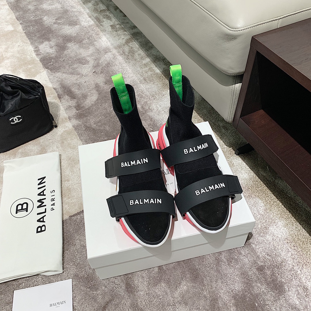 Balmain B-Bold trainers 31 - vstockx