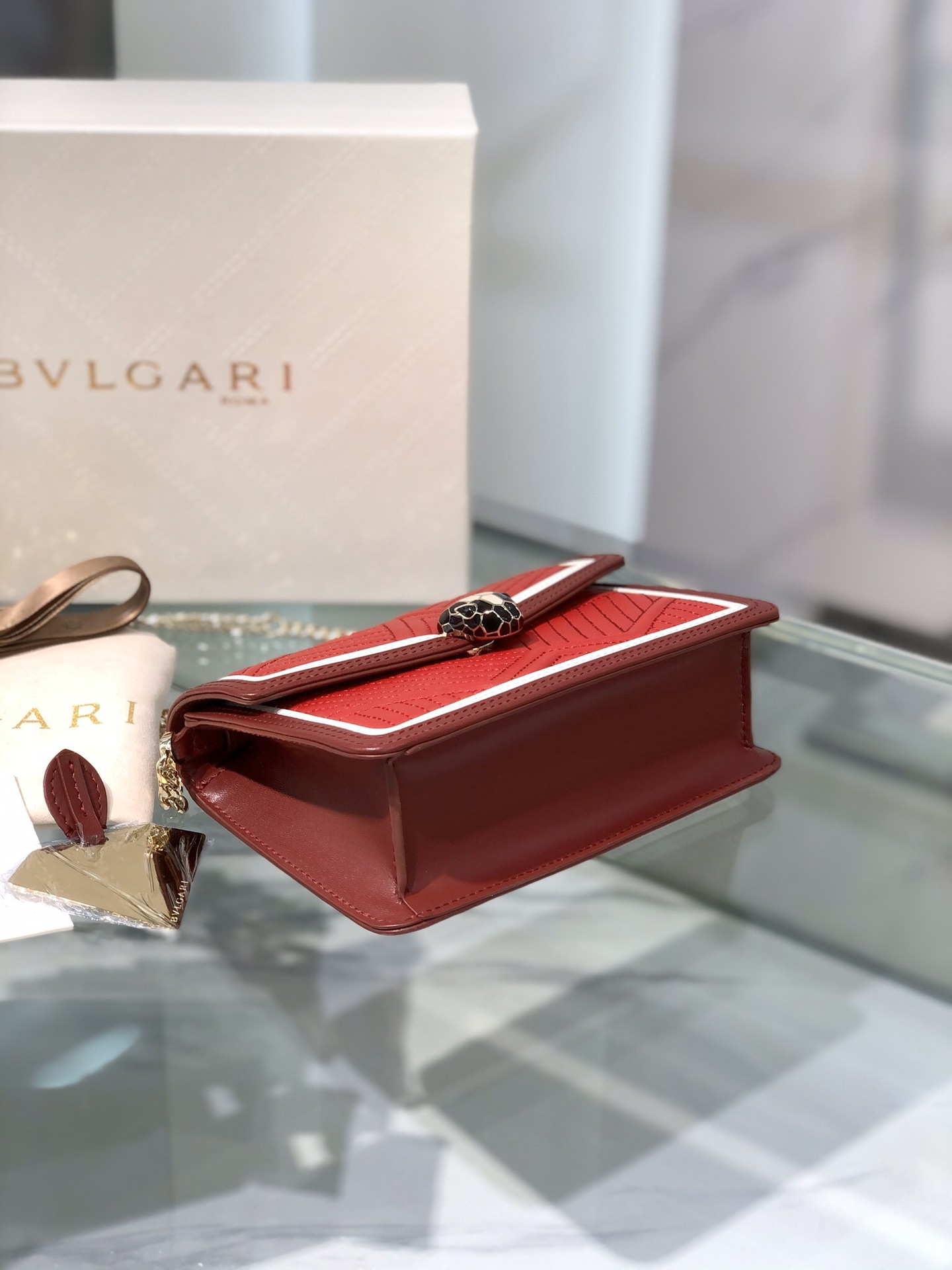 Handbags Bvlgari Serpenti Forever 288104 size:17*11*5 cm - vstockx