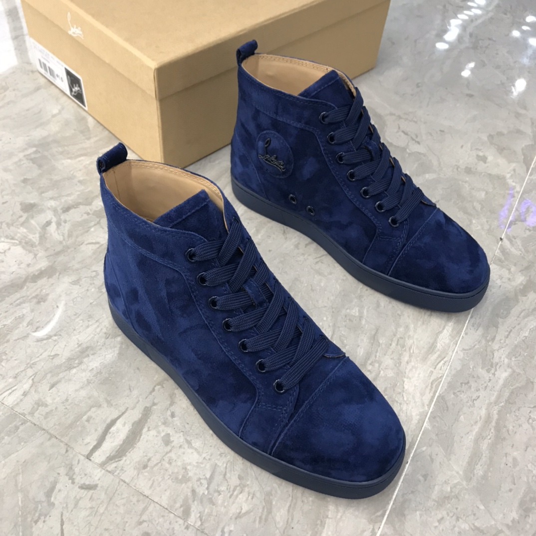 Christian Louboutin Louis Junior Spikes Orlato Flat Sneakers 47 - vstockx