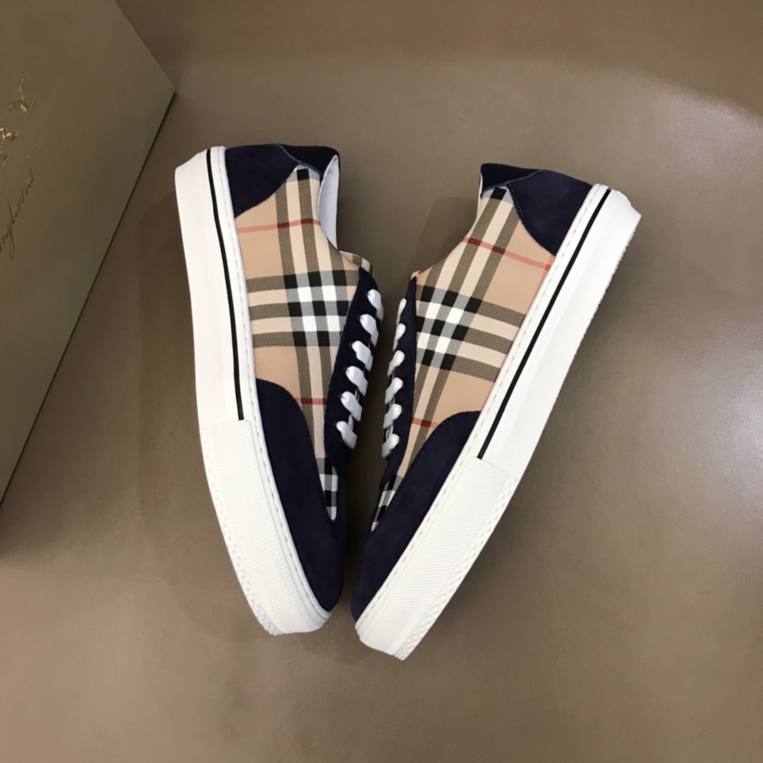 Burberry Perforated Check Sneaker 53 - vstockx