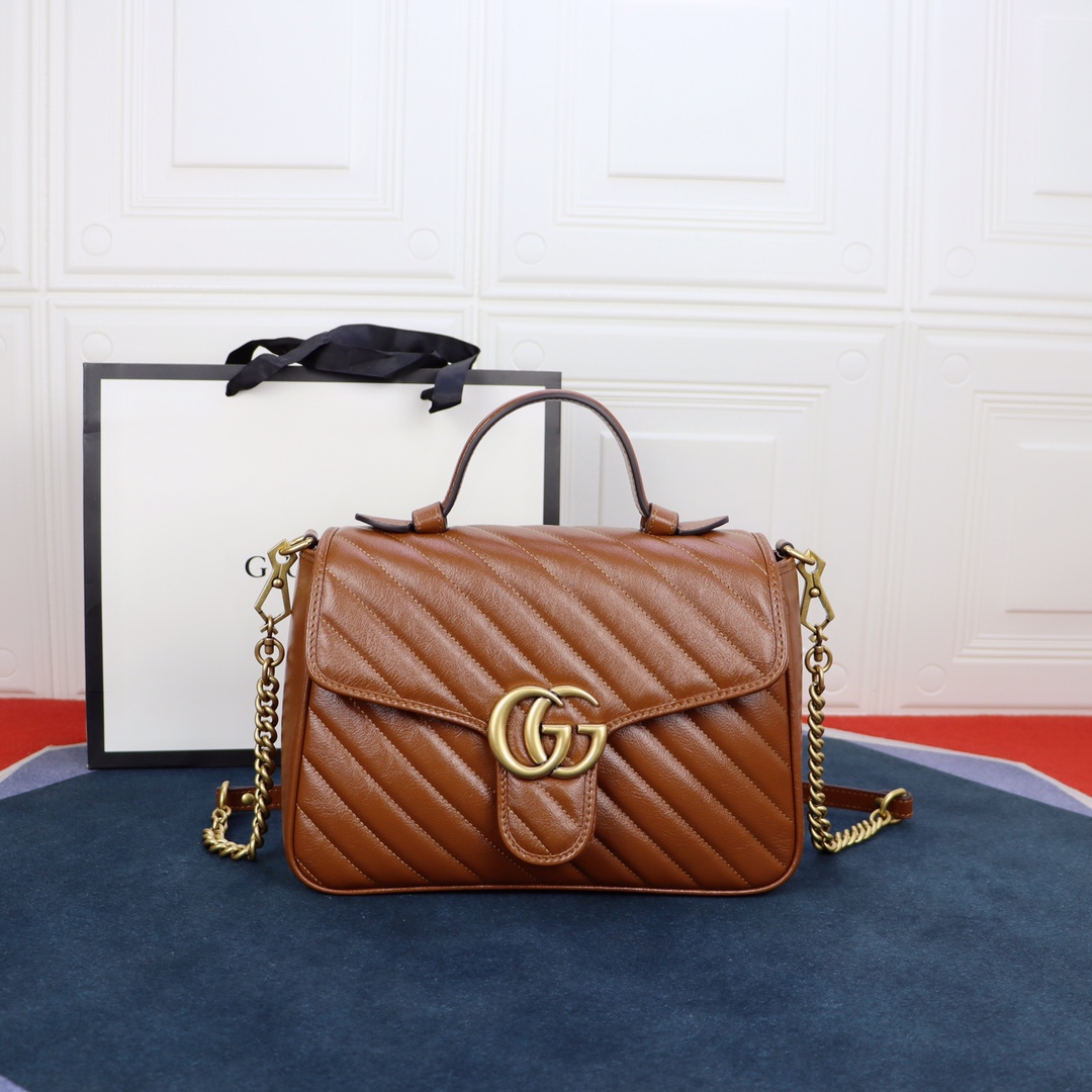Handbag Gucci 498110 size 26.5X19.5X11 cm - vstockx