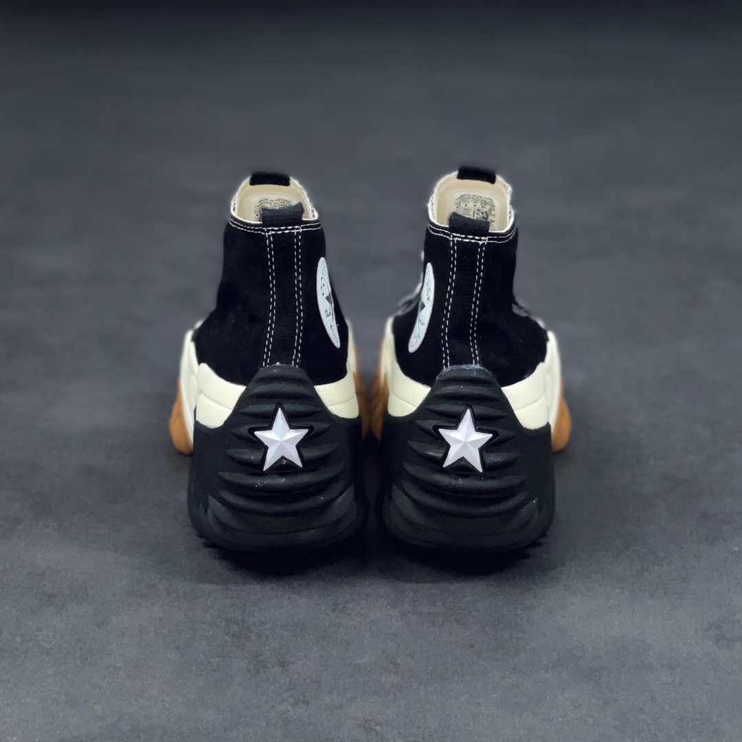 Converse Run Star Motion Black White Gum - vstockx